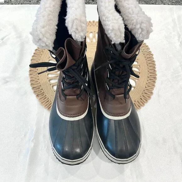 NWT Sorel Caribou Men's Waterproof Boot Bruno Brown Size 10.5 - Picture 3 of 11